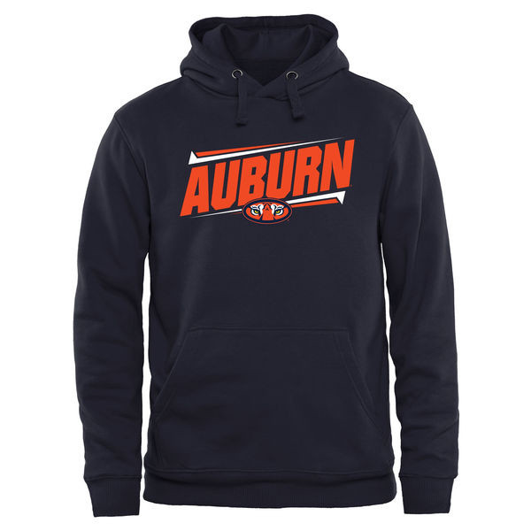 Men's Auburn Tigers Fashion Navy Orange Logo College Hot Printing Football Hoodies